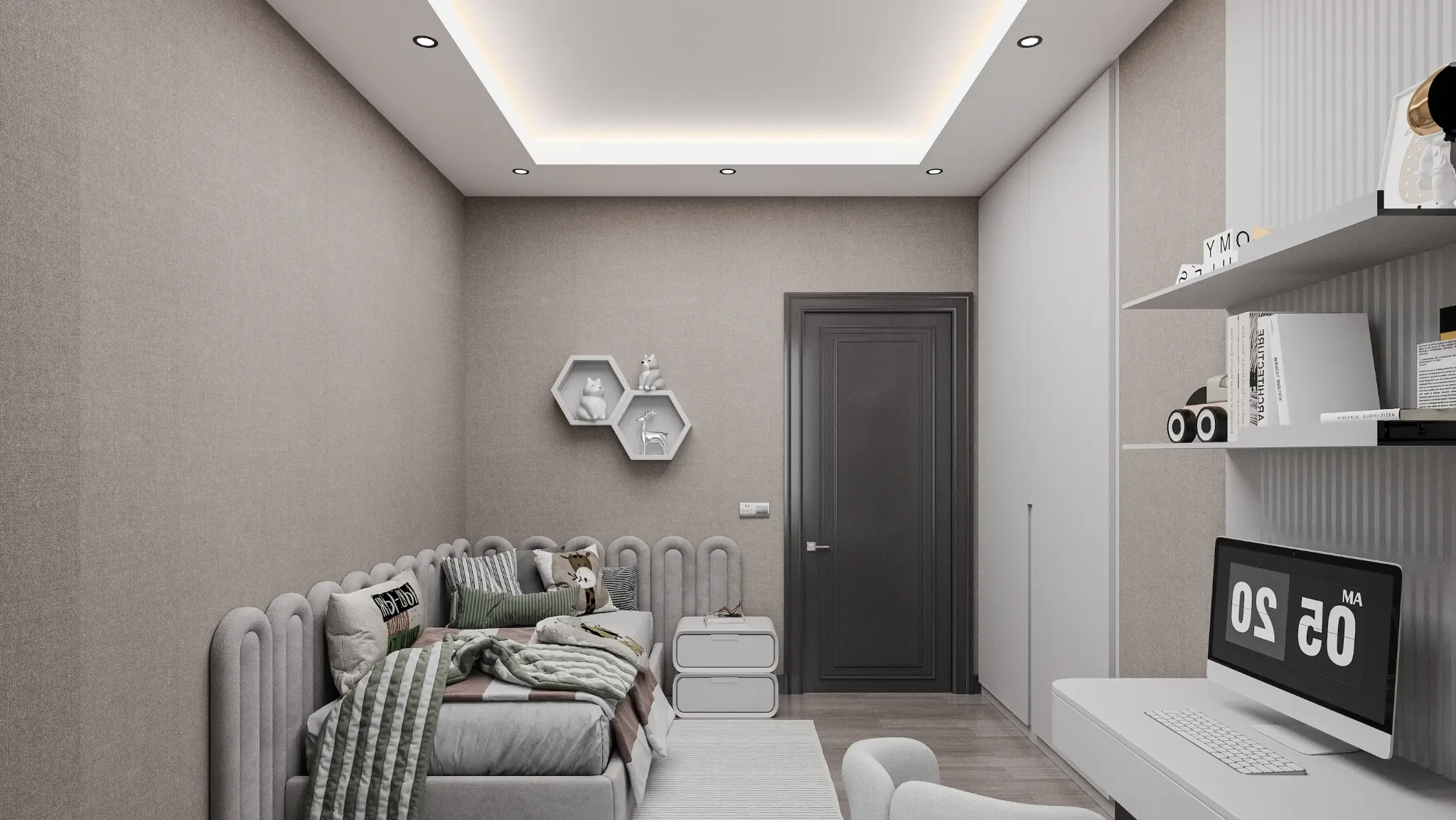 Modern mutfak görünümü