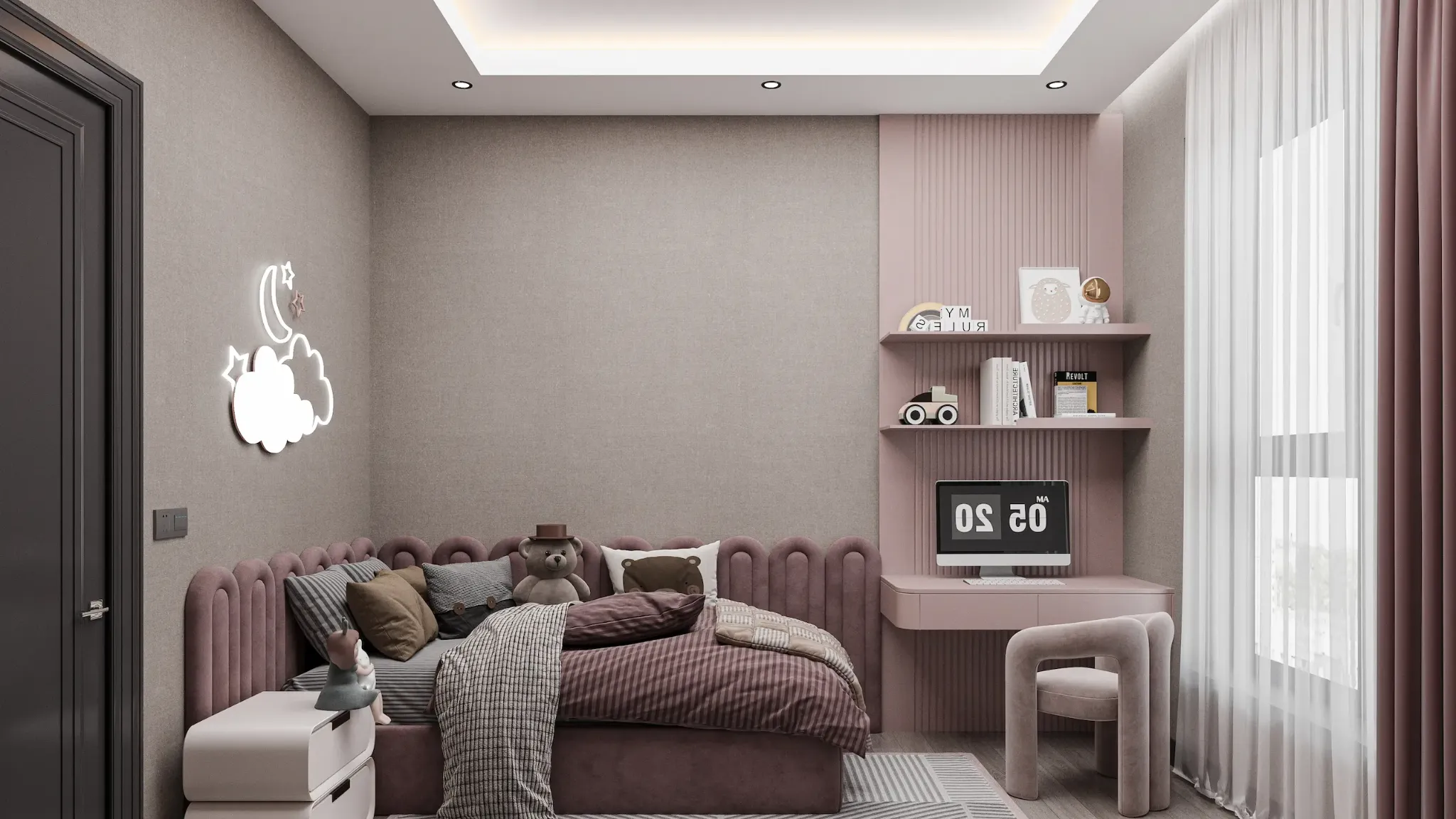 Lüks salon görünümü